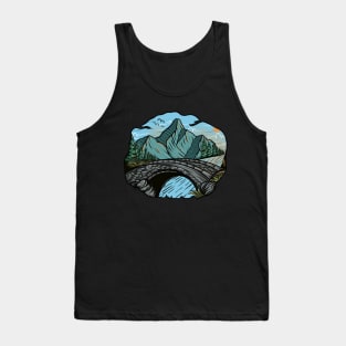 river and mountain Tank Top